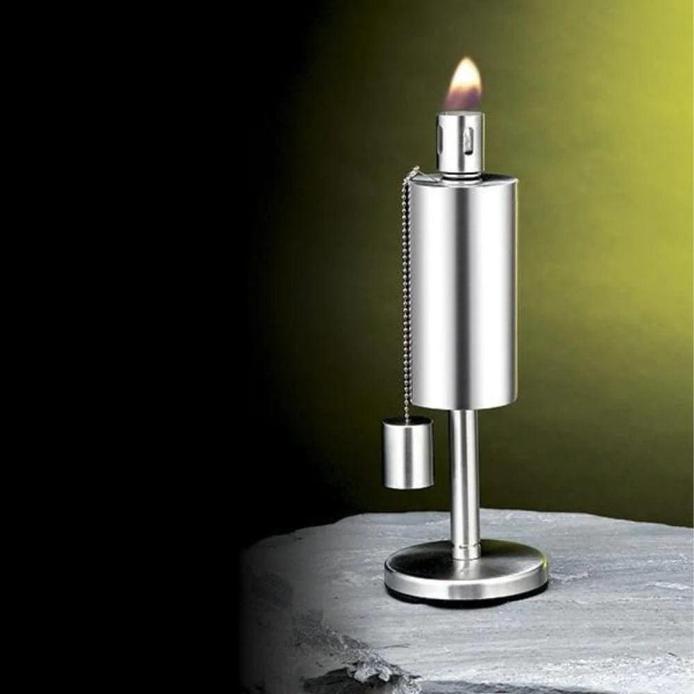 Anywhere Fireplace Stainless Steel Tabletop Cintronella/Lamp Oil Cylinder Torch