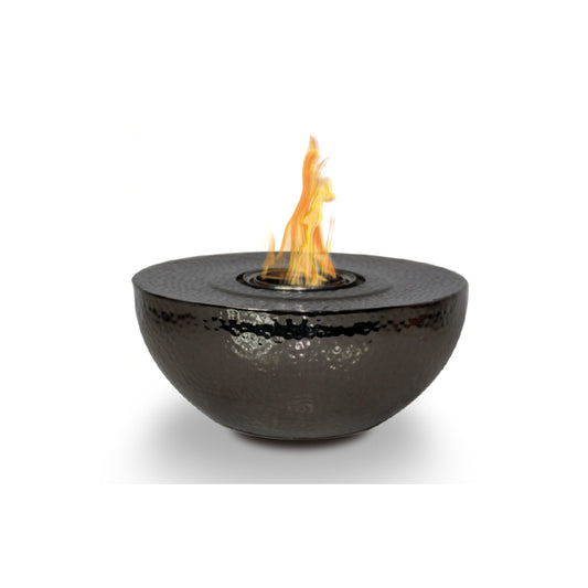 Anywhere Fireplace Sutton Black Nickle Tabletop Bio-ethanol Gel Fuel Fireplace