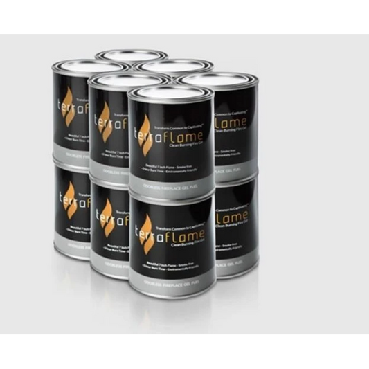Anywhere Fireplace TerraFlame 13oz Fuel Gel Cans 12 Pack