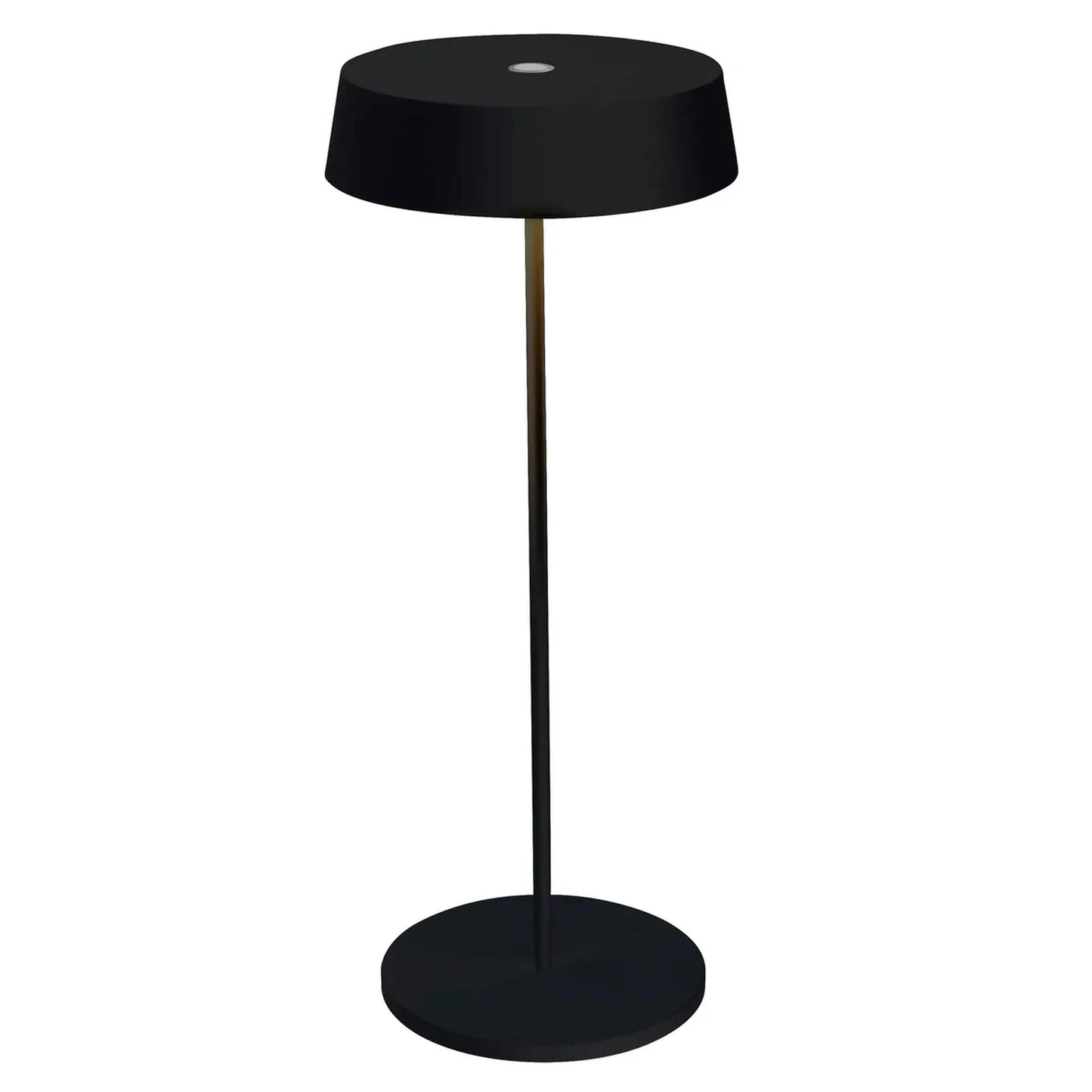 Arnsberg Alessandro Volta 12" Black Portable Battery-Powered Dimmable LED Lamp With USB Type-C Charger