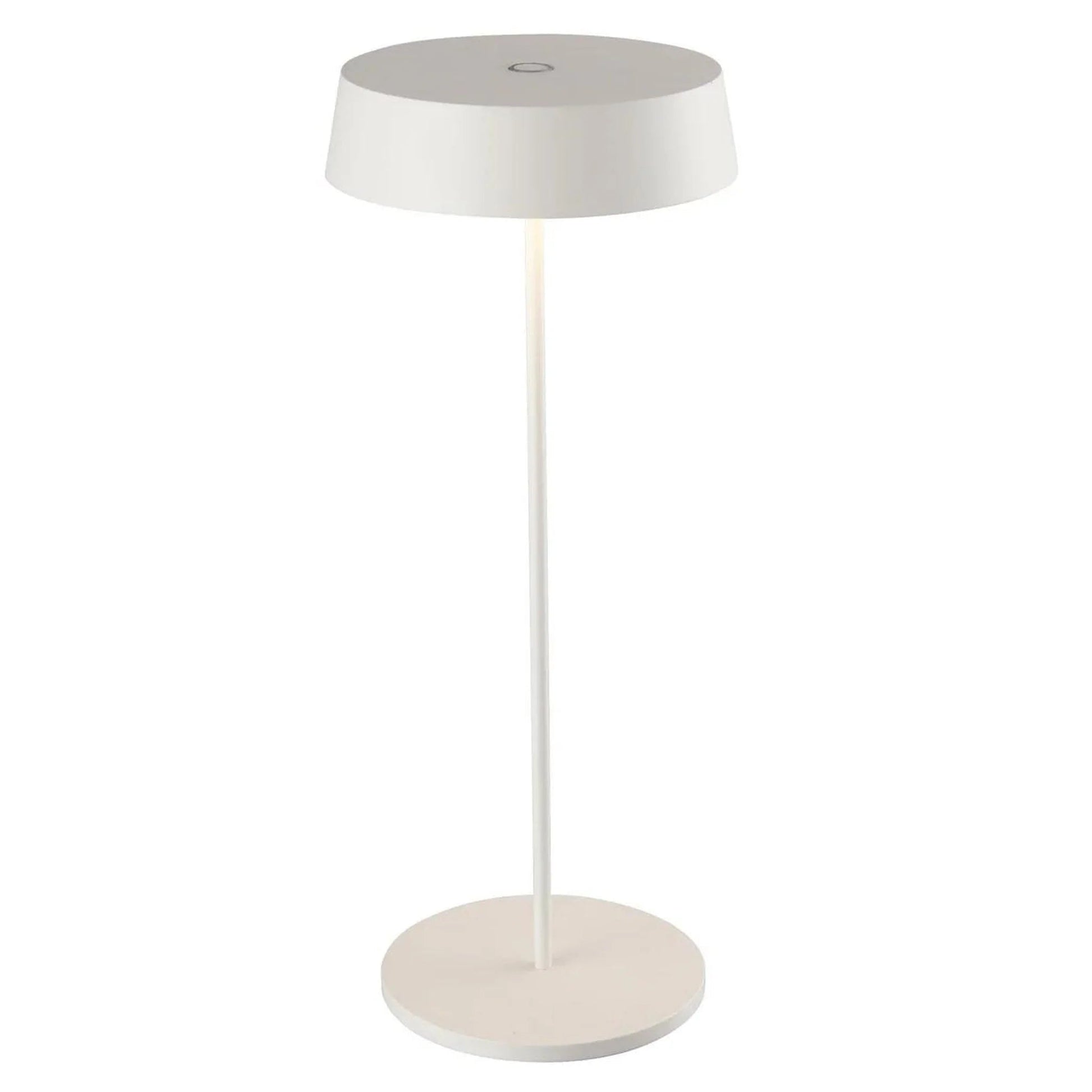 Arnsberg Alessandro Volta 12" White Portable Battery-Powered Dimmable LED Lamp With USB Type-C Charger