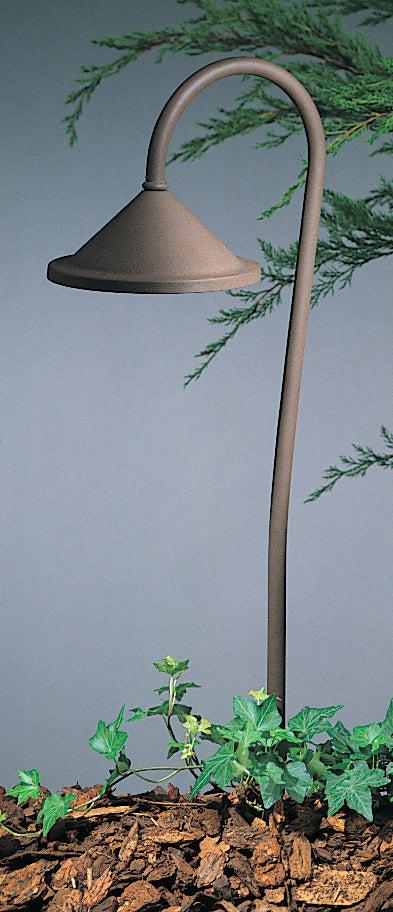Arroyo Craftsman Berkeley 8" Raw Copper Low Voltage Roof With 27" Bo Peep Stem