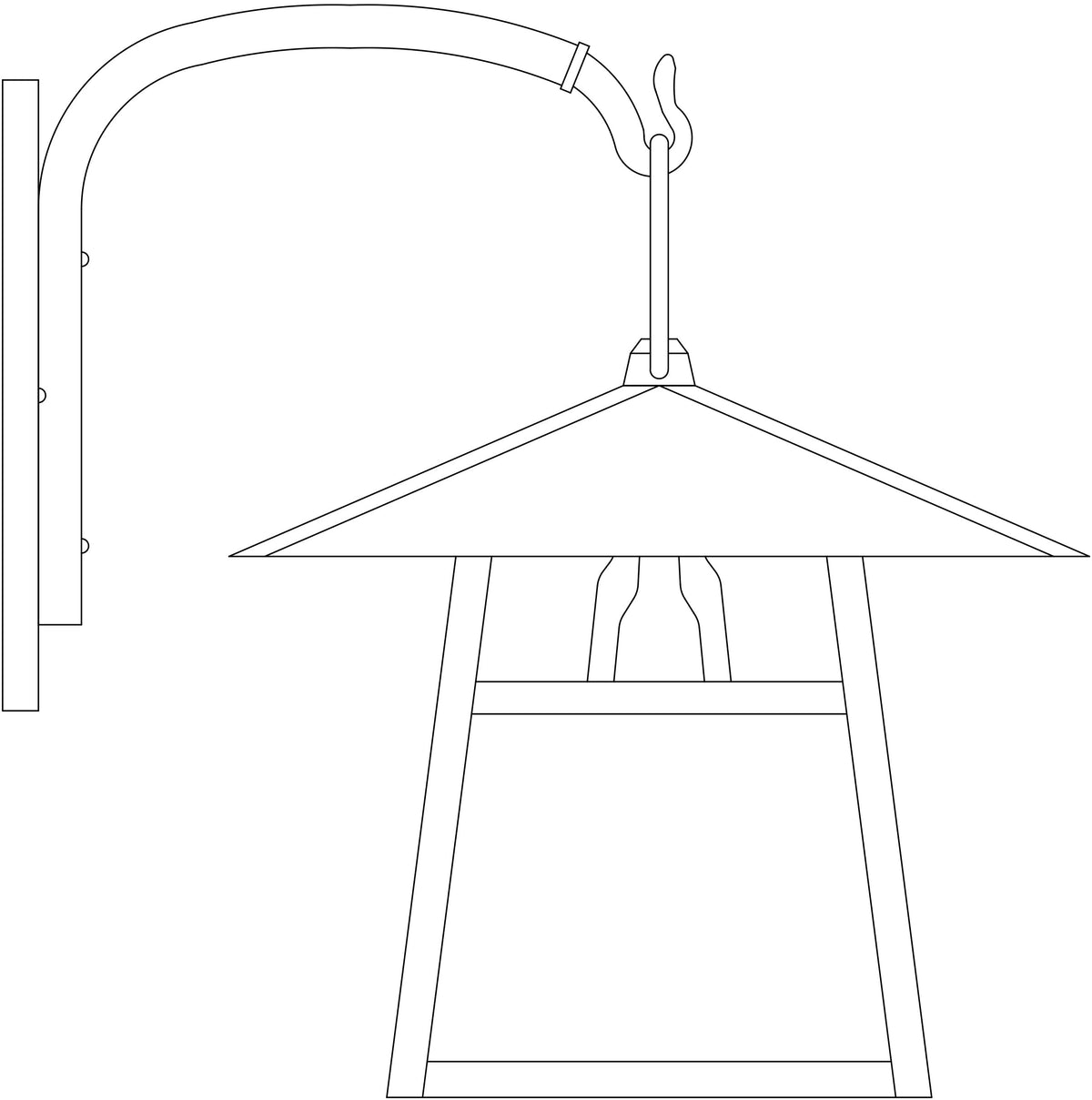 Arroyo Craftsman Carmel 15" Raw Copper Wall Mount With Tan Glass and Dart Overlay