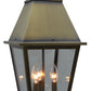 Arroyo Craftsman Croydon 10" Antique Brass Pendant With Rain Mist Glass