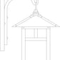Arroyo Craftsman Evergreen 7" Bronze Wall Mount With Cream Glass and T-Bar Overlay