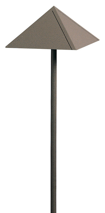 Arroyo Craftsman Evergreen 8" Slate Low Voltage Roof And Frosted Glass