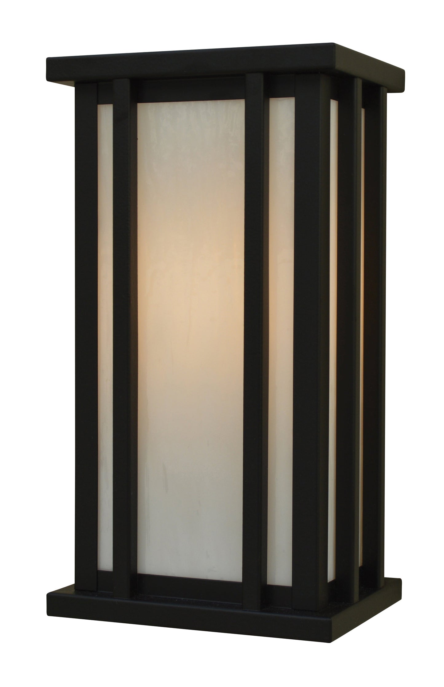 Arroyo Craftsman Glencoe 6" Rustic Brown Flush Wall Mount With Rain Mist Glass