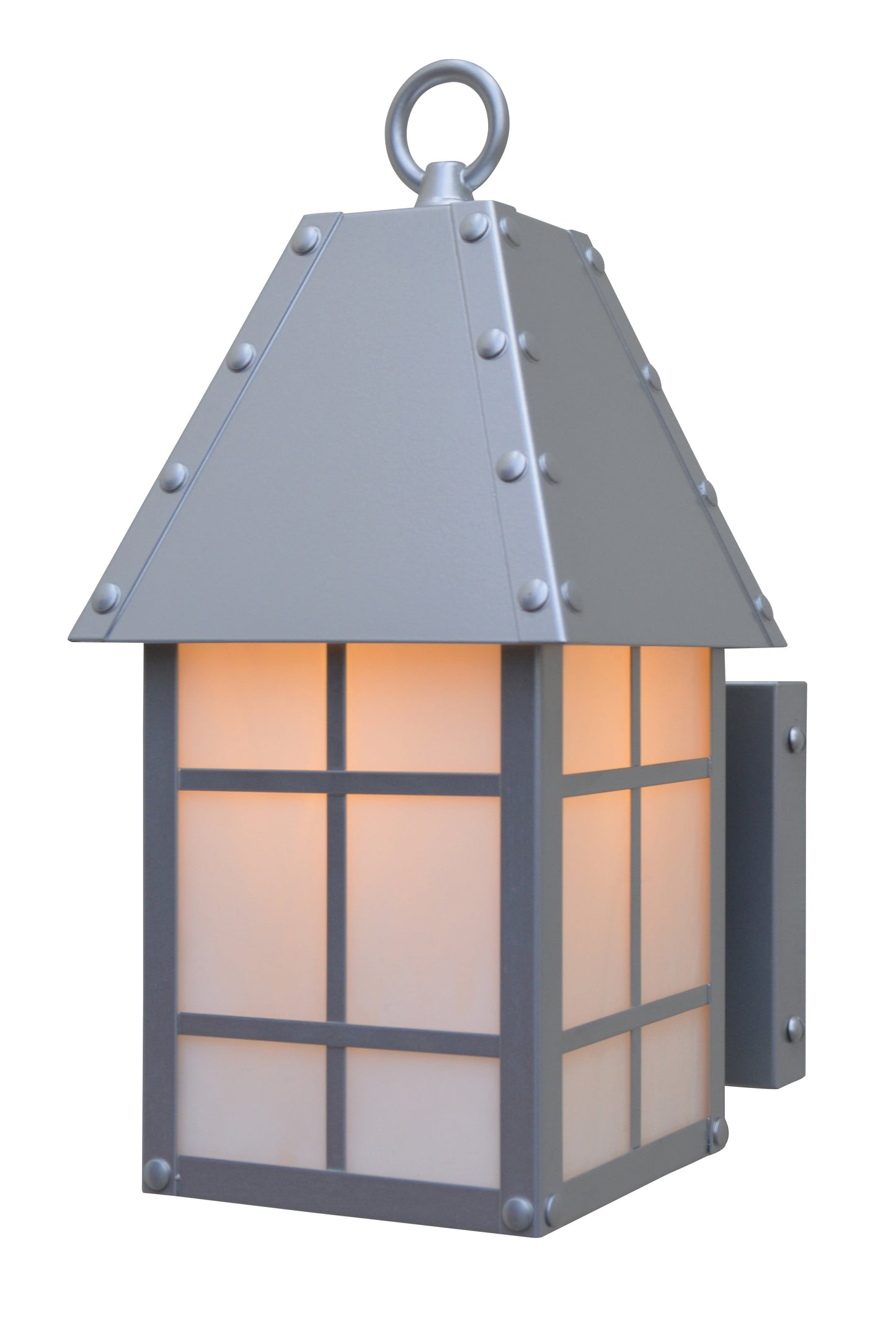 Arroyo Craftsman Hampton 5" Slate Wall Mount With Clear Glass