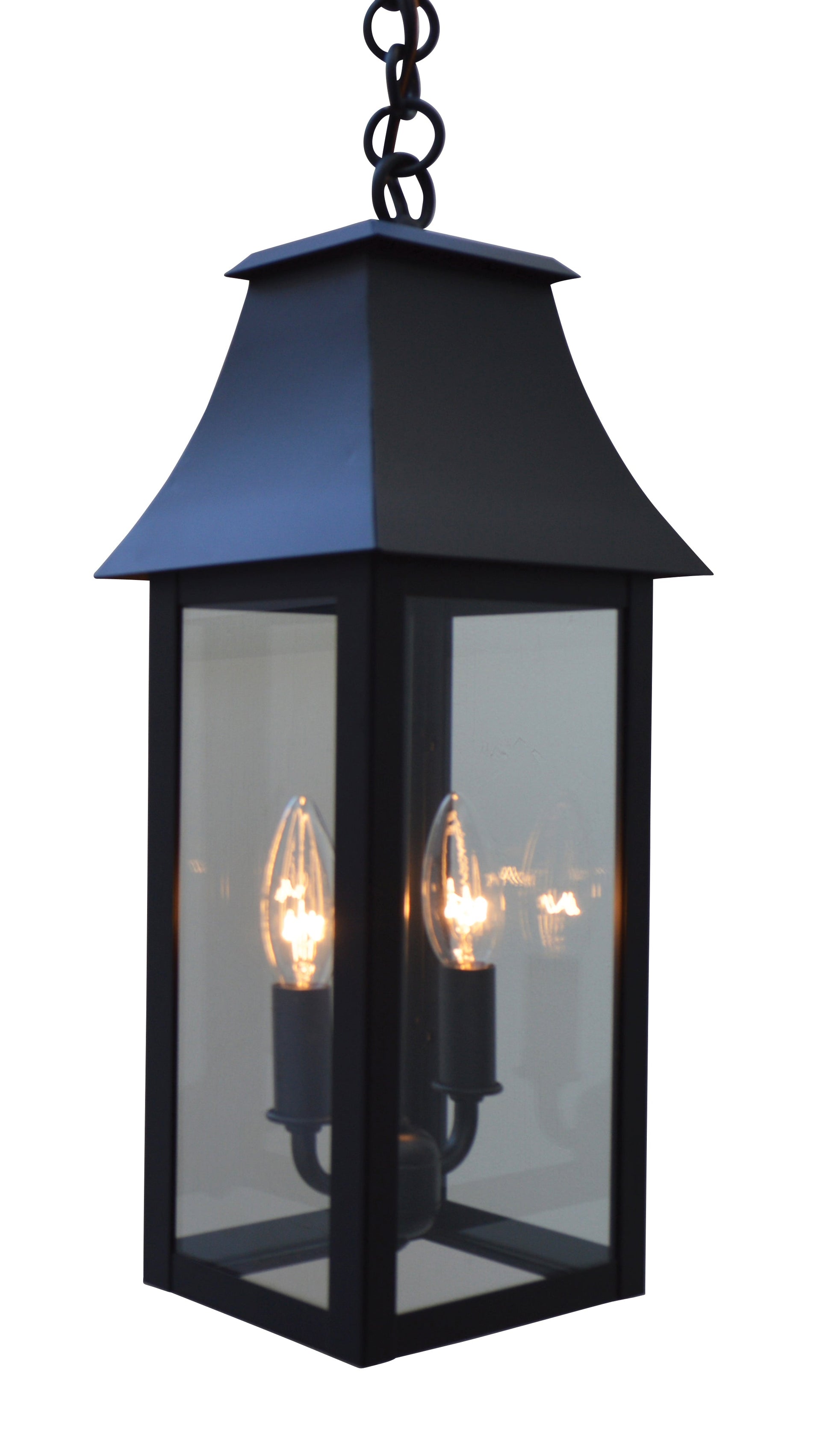 Arroyo Craftsman Orpington 8" Raw Copper Pendant With Rain Mist Glass