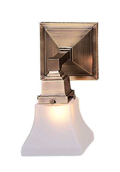 Arroyo Craftsman Ruskin Raw Copper One Light Sconce
