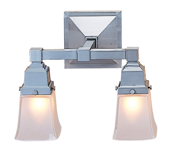 Arroyo Craftsman Ruskin Satin Black 2 Light Sconce
