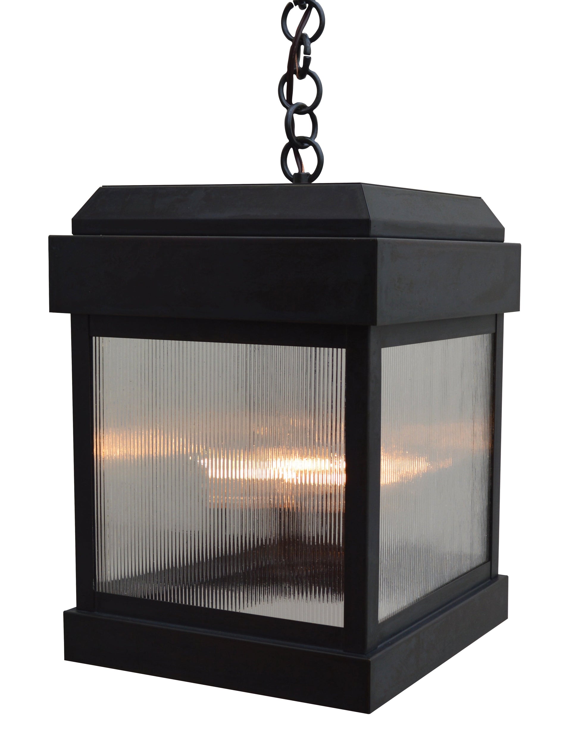 Arroyo Craftsman Sydney 12" Rustic Brown Pendant Lighting With Clear Glass