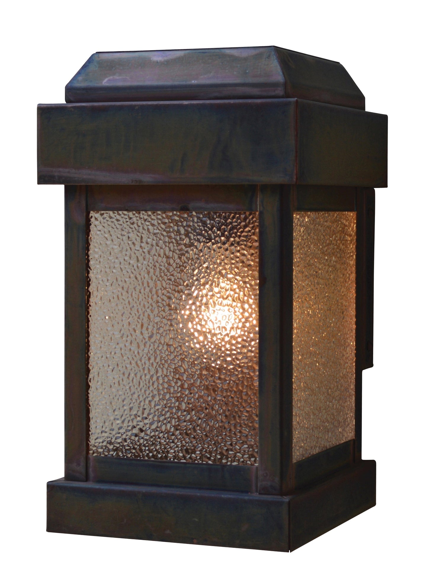 Arroyo Craftsman Sydney 7" Slate Wall Mount With Clear Glass