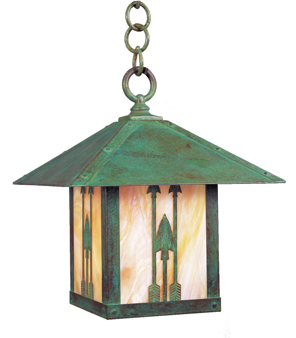 Arroyo Craftsman Timber Ridge 12" Bronze Pendant Lighting With Clear Seedy Glass and Ashbury Filigree Overlay