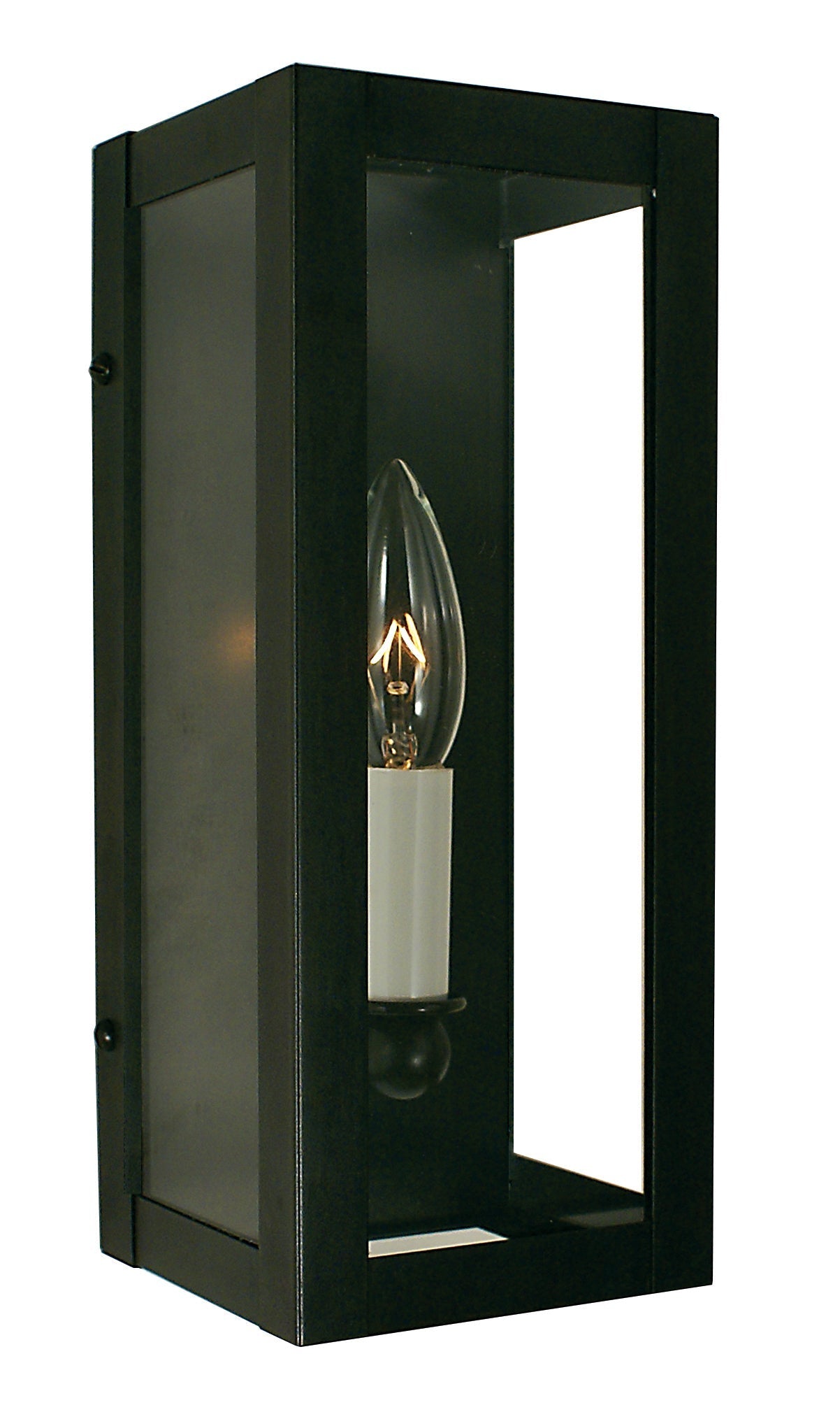 Arroyo Craftsman Vintage 4" Antique Copper Sconce With Almond Mica Glass