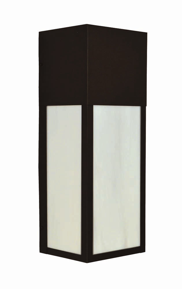 Arroyo Craftsman Boulevard 15" Bronze High Wall Mount With Aerolite Glass