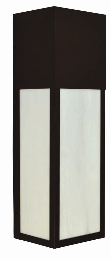 Arroyo Craftsman Boulevard 18" Brushed Brass High Wall Mount With Clear Glass