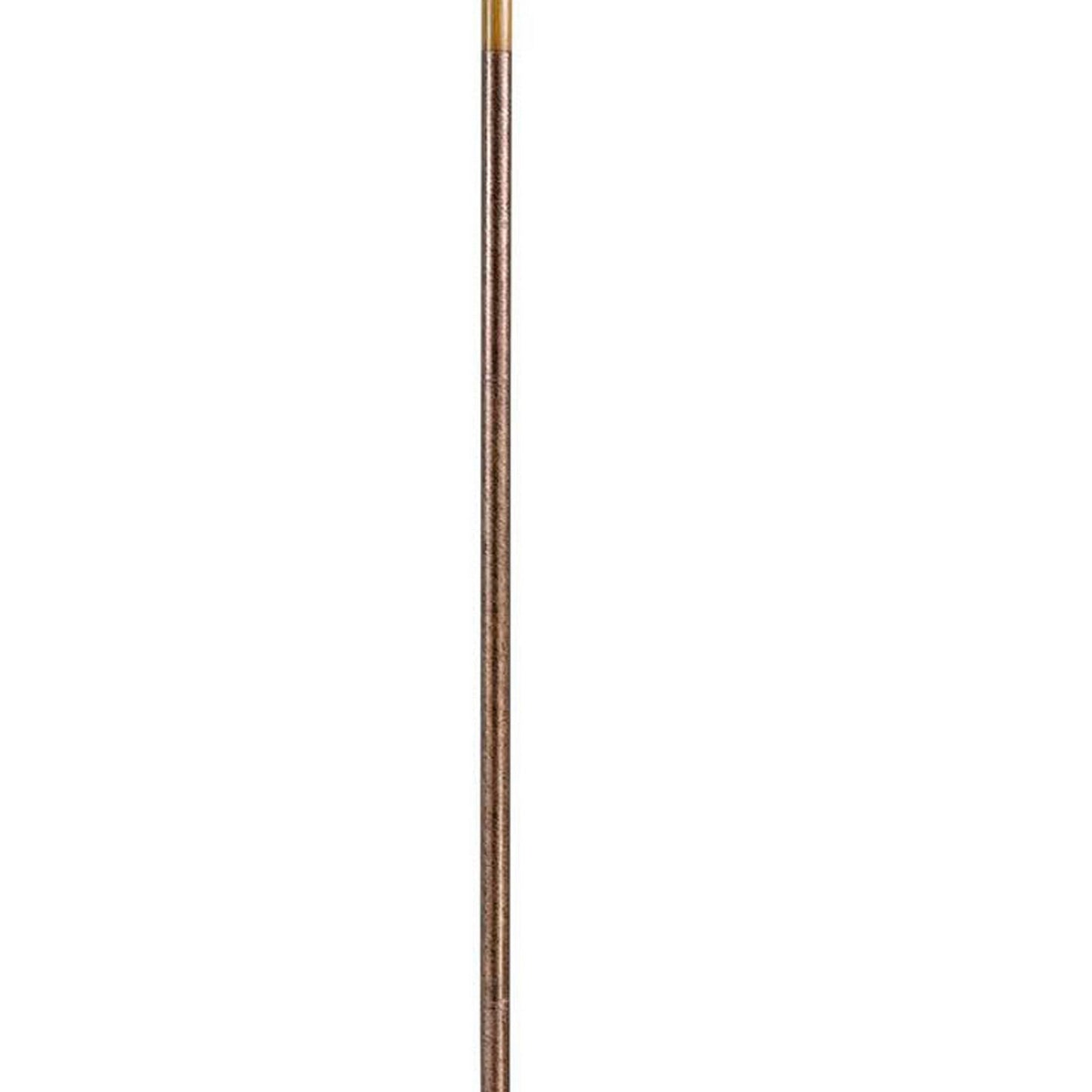 Benzara 3-Way Bronze Torchiere Metal Floor Lamp With Frosted Glass Shade and Stable Base