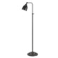 Benzara 62" Dark Bronze Metal Round Floor Lamp With Adjustable Pole