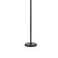 Benzara 70" 3-Way Dark Bronze Metal Round Torchiere Floor Lamp With White Frosted Glass Shade