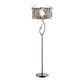 Benzara Elva Traditional Branch-Like Shape Metal Floor Lamp With Floral Wires Wrap Around The Shade