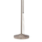 Benzara White Metal Rectangular Floor Lamp With Adjustable Pole