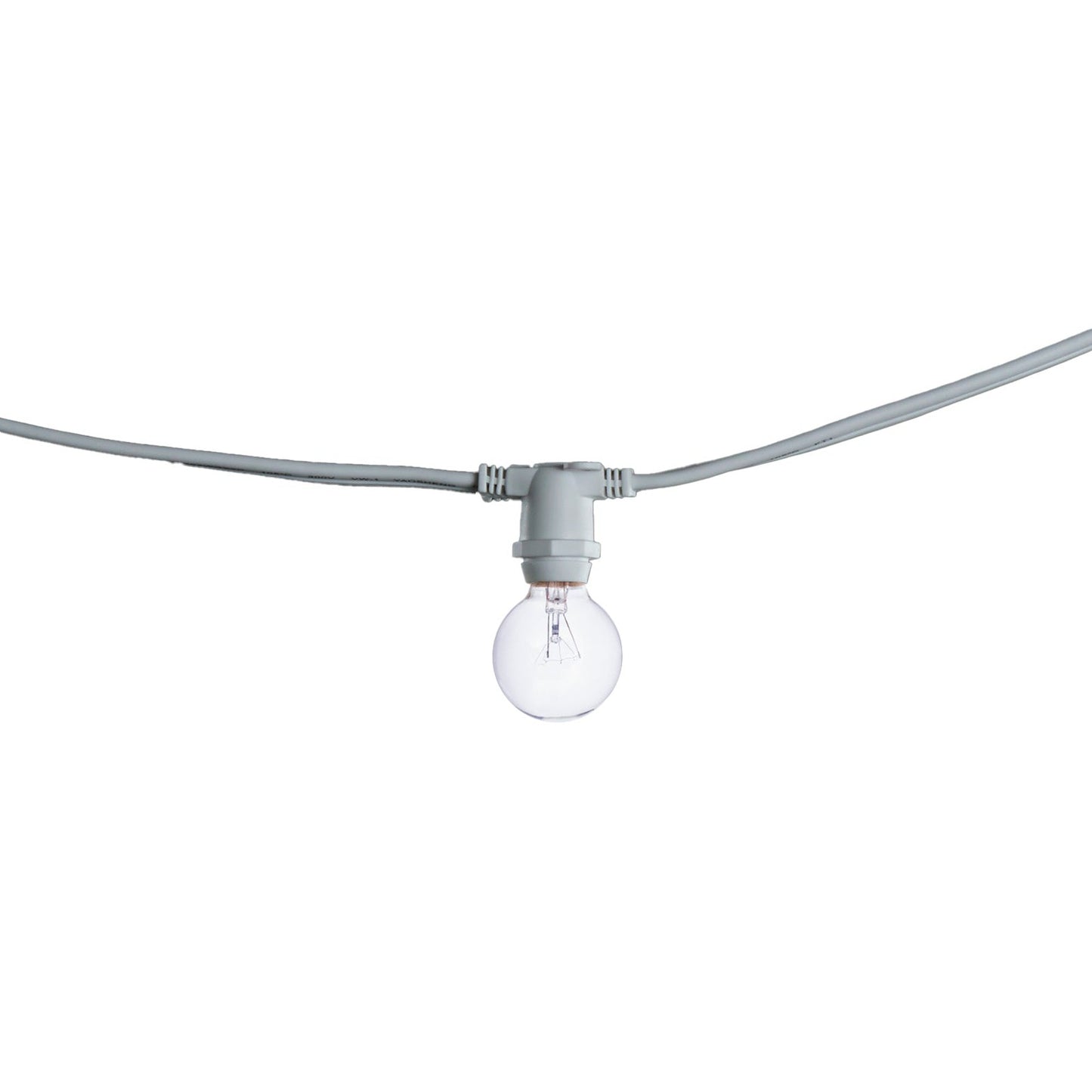 Bulbrite 15 Sockets Kit with 10W G12 White E12 Lamps 25' String Light