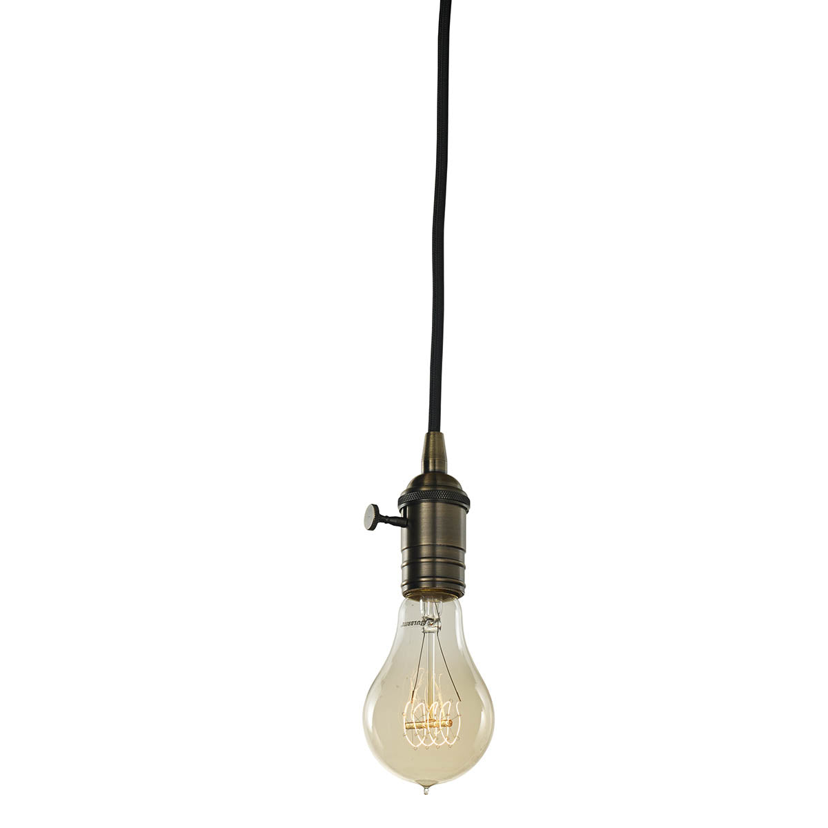 Bulbrite 25W A21 Nostalgic Loop E26 120V Vintage Warm Gold Pendant