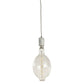 Bulbrite 4W LED BT Shaped Grand 2200K Filament with Natural White Marble Pendant
