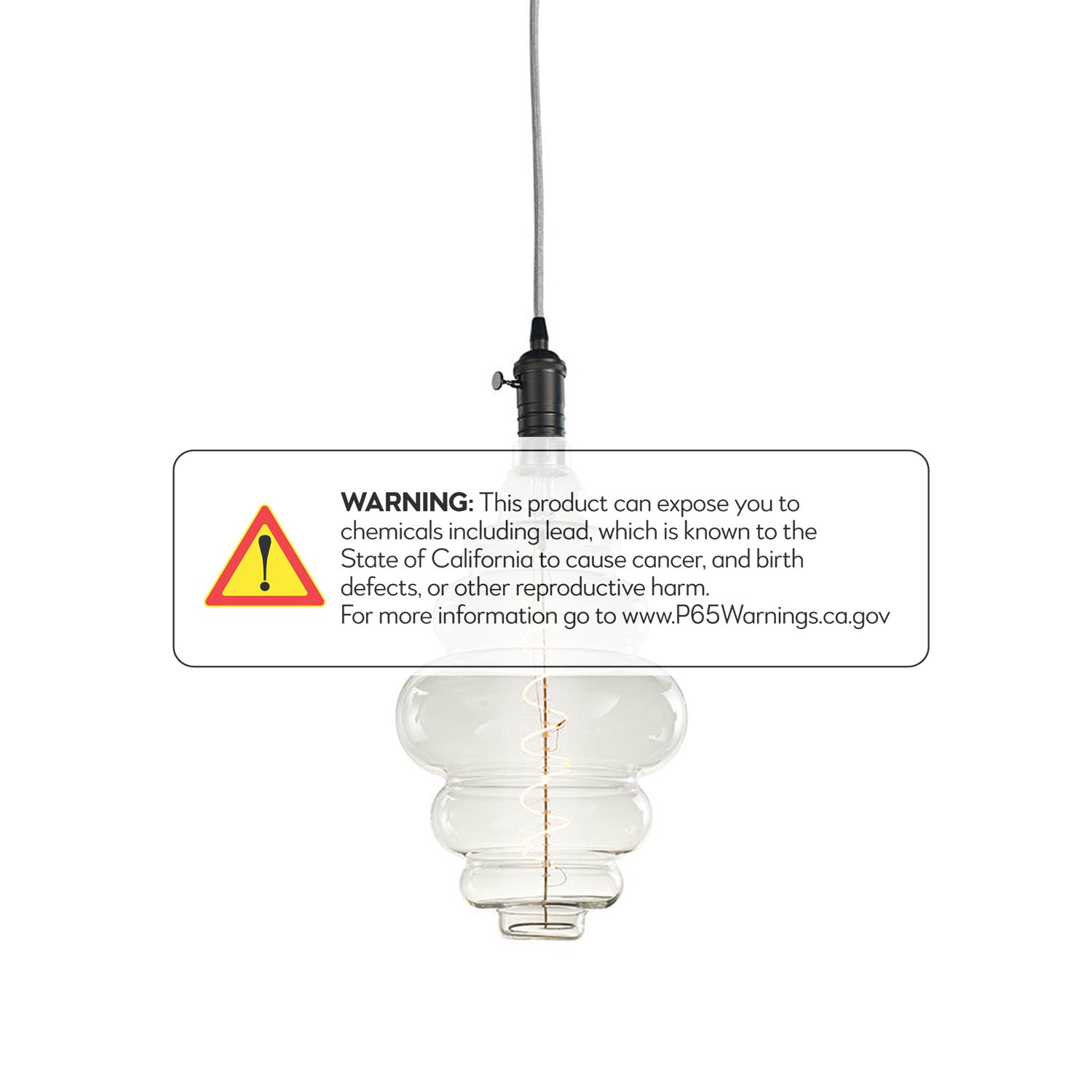 Bulbrite 4W LED Beehive Shaped Grand 2200K Filament with Vintage Gunmetal Pendant