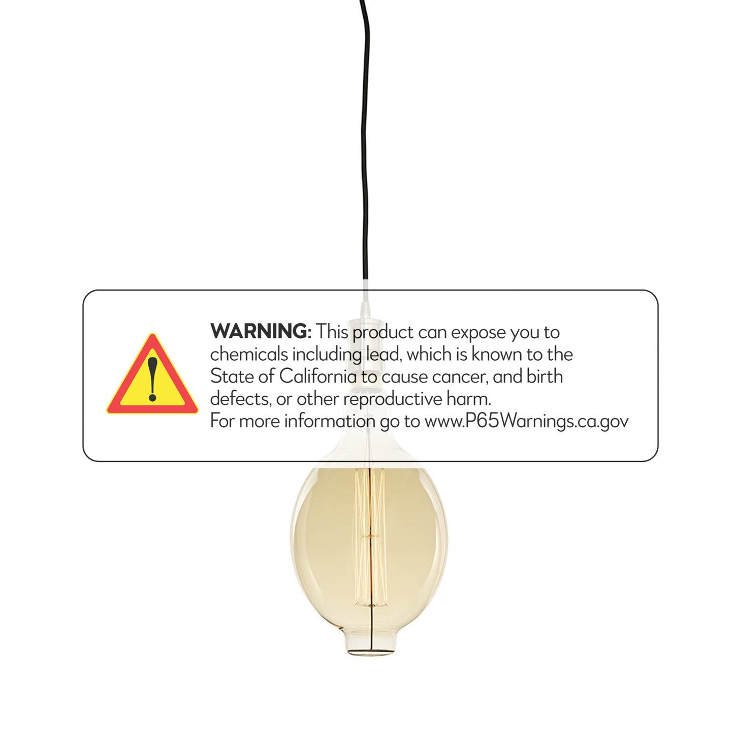 Bulbrite 60W BT Shaped Grand Nostalgic Thread E26 120V with Contemporary Warm Gold Pendant
