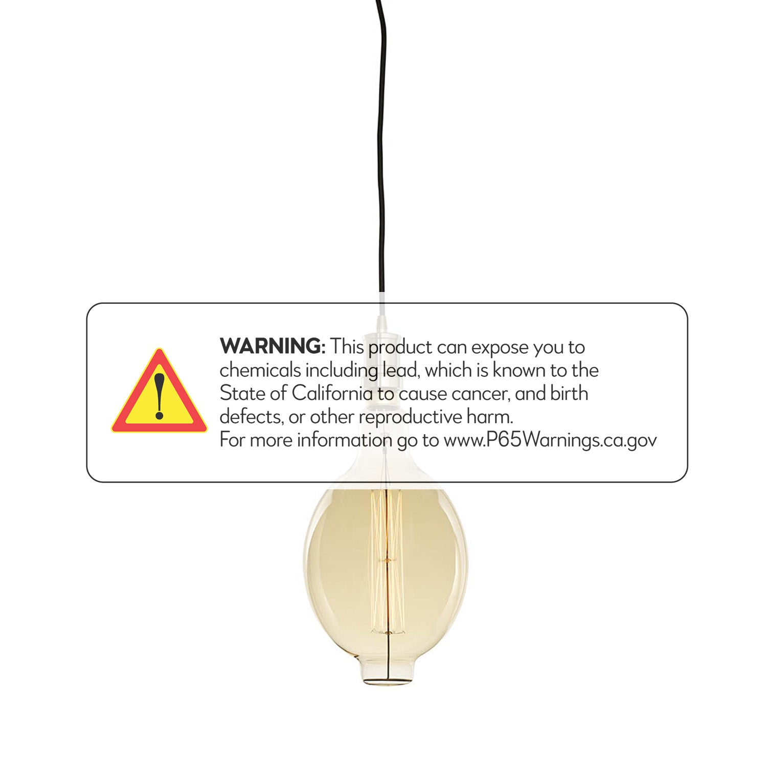 Bulbrite 60W BT Shaped Grand Nostalgic Thread E26 120V with Contemporary Warm Gold Pendant