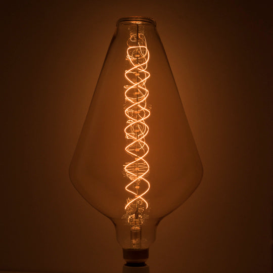 Bulbrite 60W Diamond Shaped Grand Nostalgic Spiral E26 120V