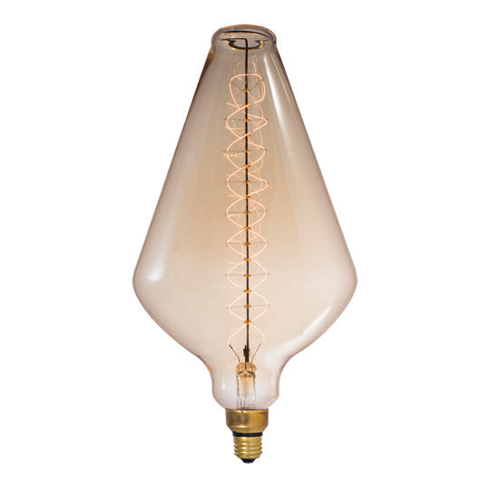 Bulbrite 60W Diamond Shaped Grand Nostalgic Spiral E26 120V