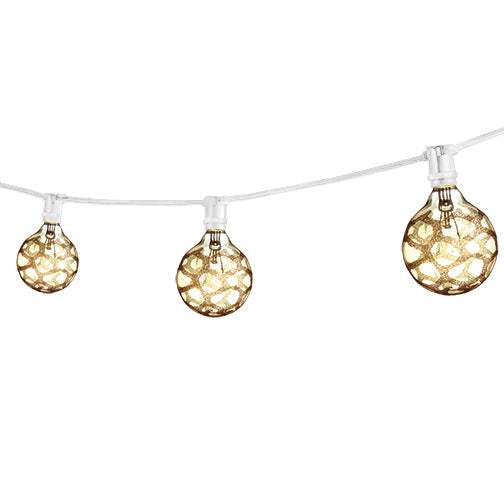 Bulbrite G16 MAR E12 Lamps White 25' String Light