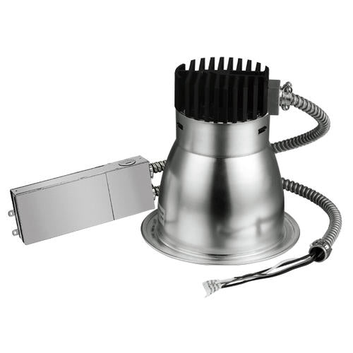 Falkor Industry CES 4" Commercial Downlight - 14W/20W/27W 3000K/3500K/4000K With Built-in 4" Reflector