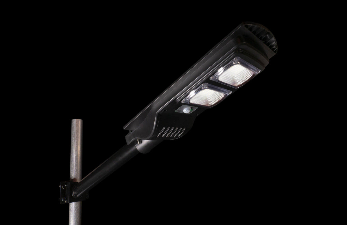 Classy Caps Black ABS Solar Security Street Light