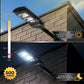 Classy Caps Black ABS Solar Security Street Light