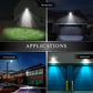 Classy Caps Black ABS Solar Security Street Light