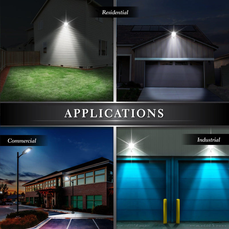 Classy Caps Black ABS Solar Security Street Light