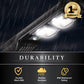 Classy Caps Black ABS Solar Security Street Light