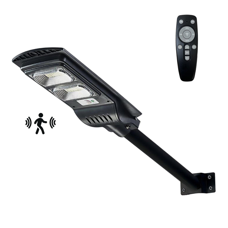 Classy Caps Black ABS Solar Security Street Light