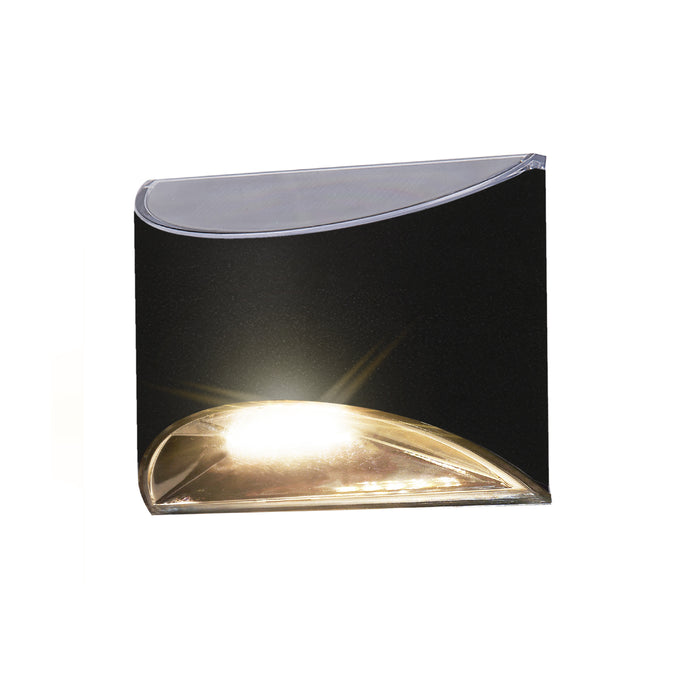 Classy Caps Black Powder Coated Stainless Steel Deck & Wall Light