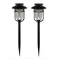 Classy Caps Black Stainless Steel Landscape, Path & Garden Light - 2 Pack
