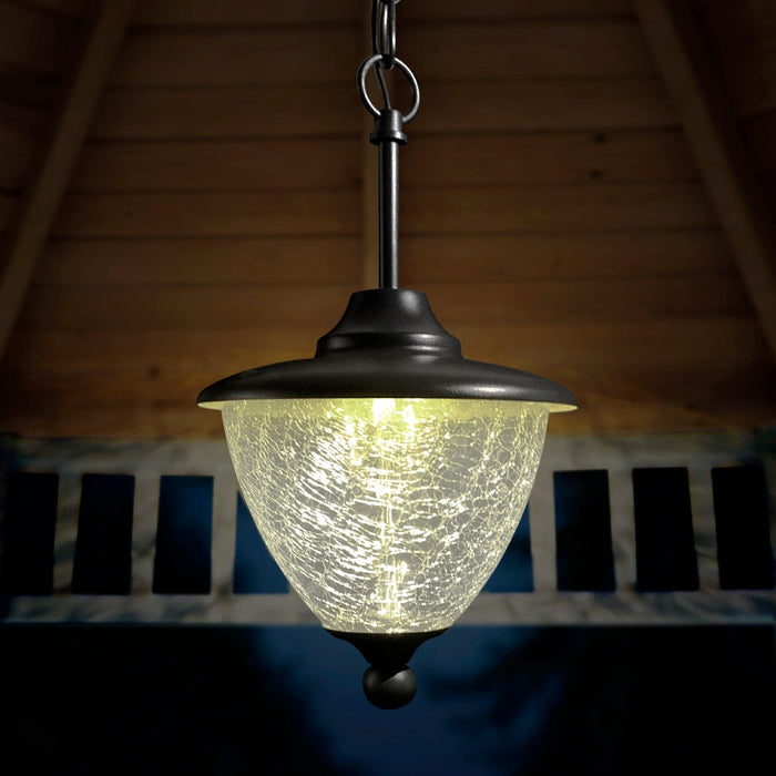 Classy Caps Eclipse Black Solar Hanging Chandelier
