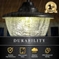 Classy Caps Eclipse Black Solar Hanging Chandelier