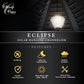 Classy Caps Eclipse Black Solar Hanging Chandelier