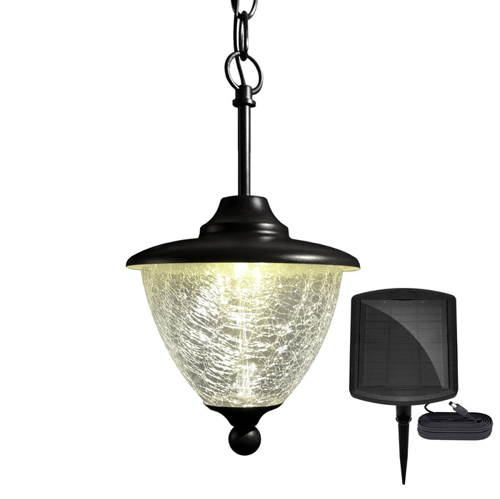 Classy Caps Eclipse Black Solar Hanging Chandelier