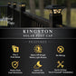 Classy Caps Kingston Black Cast Aluminum Solar Post Cap