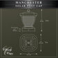 Classy Caps Manchester 4" x 4" Dark Bronze Solar Post Cap